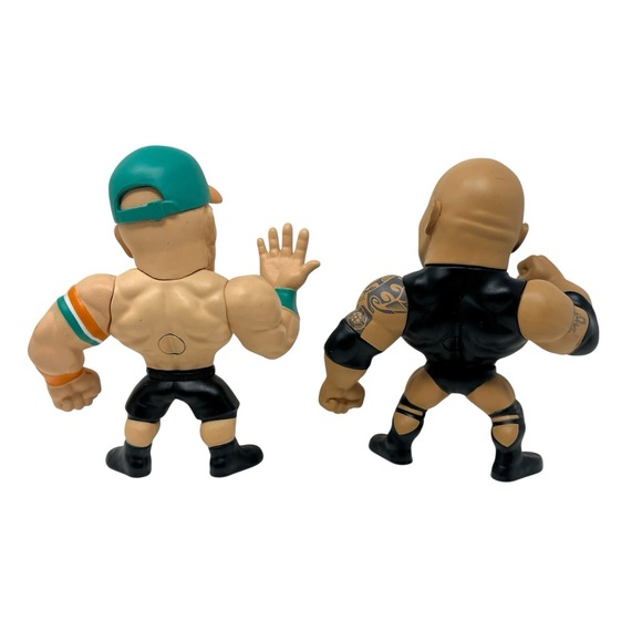 WWE Wrestling Figures Metals Die Cast Cena, The Rock Loot Crate WWE Exclusive - Picture 3 of 6